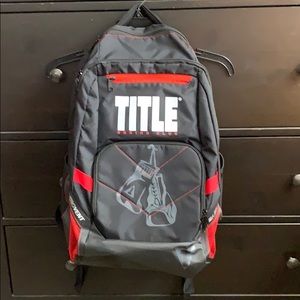 title boxing backpack